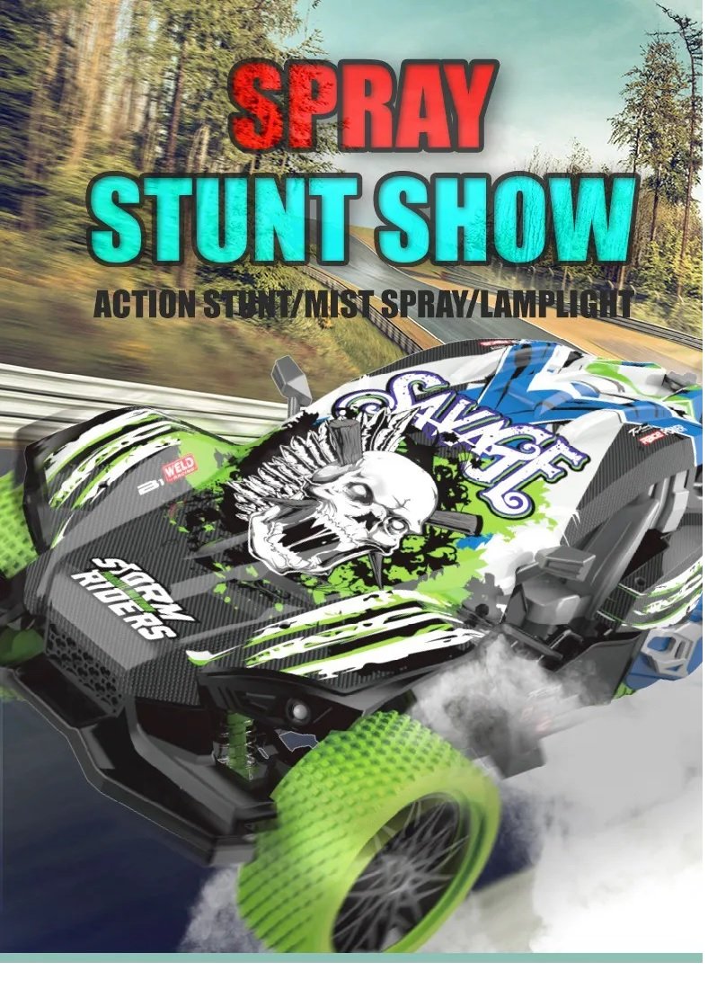 دراجة ثلاثية العجلات مزودة بإضاءة وموسيقى